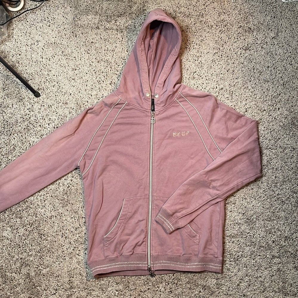 BCBG Y2K Light Purple Woman’s Zip Up Jacket Size Large‎